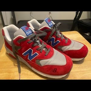 Men's New Balance 580 Elite Edition Barber Shop Size 10.5. Previously Worn.